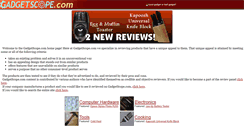 Desktop Screenshot of gadgetscope.com